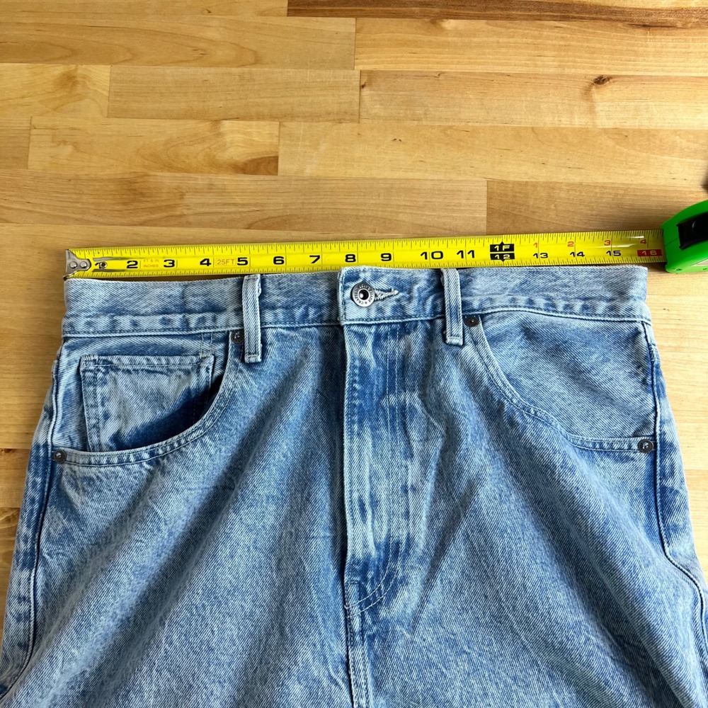 Levi's Made &‎ Crafted Barrel Jeans Women Size 29 Blue Acid Wash High Rise Denim - Picture 9 of 11